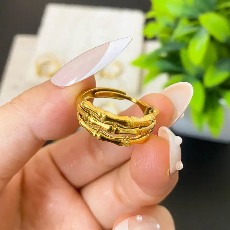 Verstelbare Ring met Skeletstructuur - Vintage Look voor Vrouwen