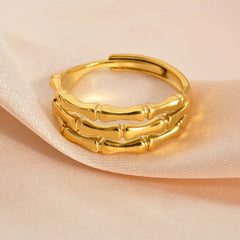 Verstelbare Ring met Skeletstructuur - Vintage Look voor Vrouwen