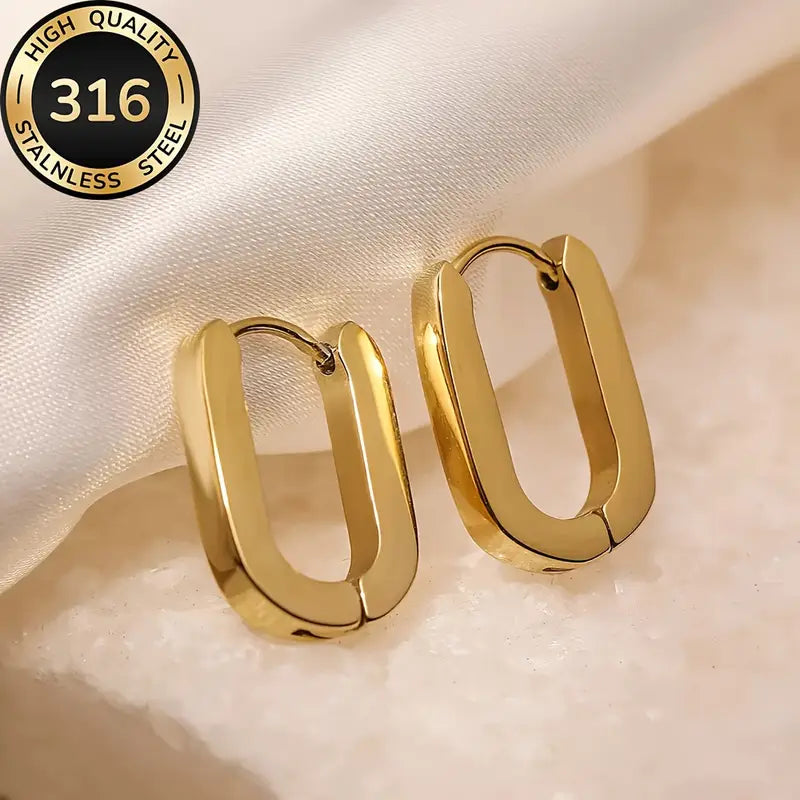 Oorringen van 316 Roestvrij Staal – Elegant & Hypoallergeen Design