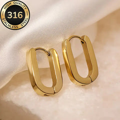 Oorringen van 316 Roestvrij Staal – Elegant & Hypoallergeen Design