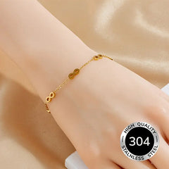 Minimalistische Infinity Armband – Roestvrij Staal met Oneindigheidssymbool
