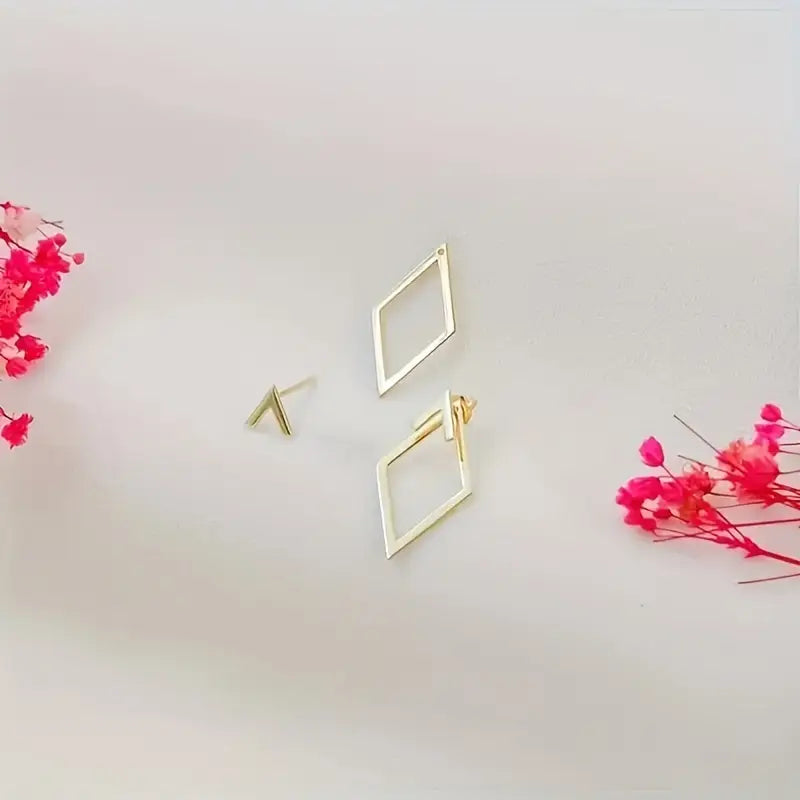 Geometrische Oorbellen – Boho Chic met Minimalistische Vorm