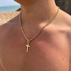 Gouden & Zilveren Kruisketting – Trendy Hanger voor Mannen & Vrouwen