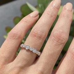 Luxe Zirkonia Ring voor Vrouwen – Verstelbaar, Zilver, Trendy en Elegant