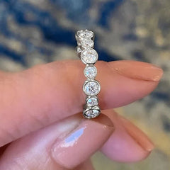 Luxe Zirkonia Ring voor Vrouwen – Verstelbaar, Zilver, Trendy en Elegant