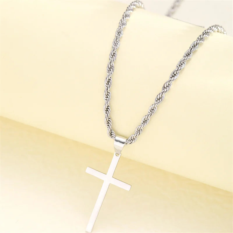 Gouden & Zilveren Kruisketting – Trendy Hanger voor Mannen & Vrouwen