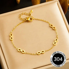 Minimalistische Infinity Armband – Roestvrij Staal met Oneindigheidssymbool