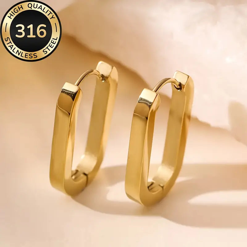 Oorringen van 316 Roestvrij Staal – Elegant & Hypoallergeen Design