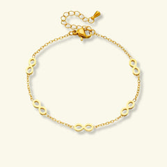 Minimalistische Infinity Armband – Roestvrij Staal met Oneindigheidssymbool